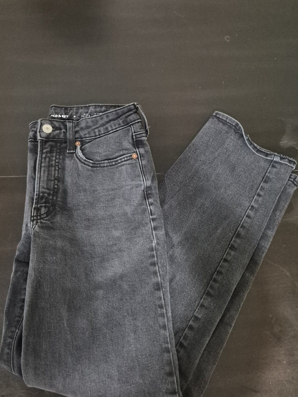Old Navy Black OG Loose High-Rise Jeans SIZE 0